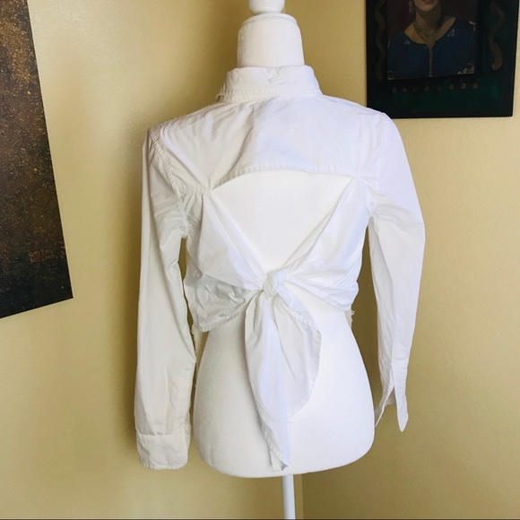 NEW Current Elliot DES shirt with tie back - Picture 5 of 8